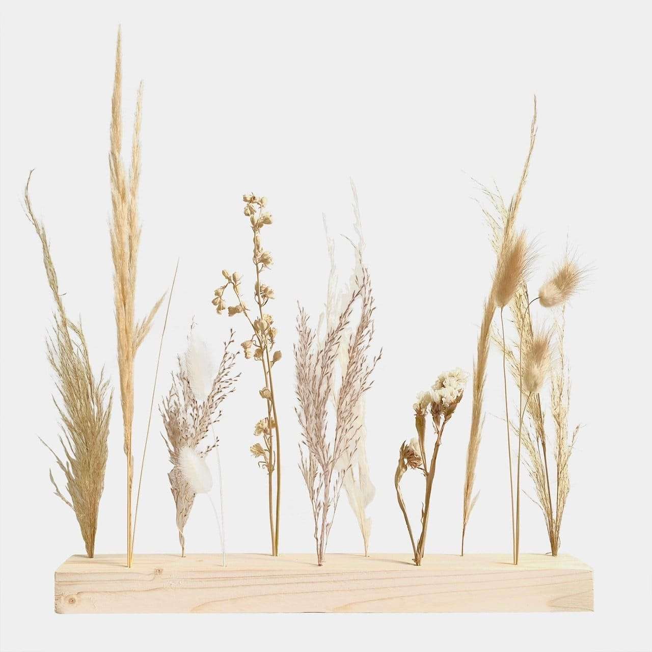 YourFlowers Droogbloemen Large Houten Standaard Naturel